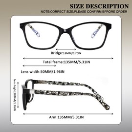 VisiWell 5 Pack Reading Glasses for Women Blue Light Blocking Spring Hinge Men Readers (5 Mix Color, 1.50, x)