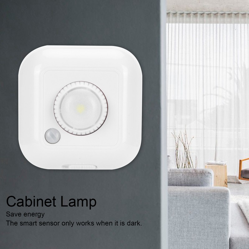 LED Cabinet Lamp 3 Levels Adjustable PIR Motion Human Body
