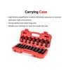 TEKTON 1/2 Inch Drive Deep 12-Point Impact Socket Set with