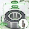 Universal Ball Bearings 6004 2RS 20 x 42 x 12
