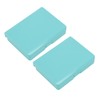 2Pcs Portable Watercolor Box Detachable Easy to Clean Compact Mini