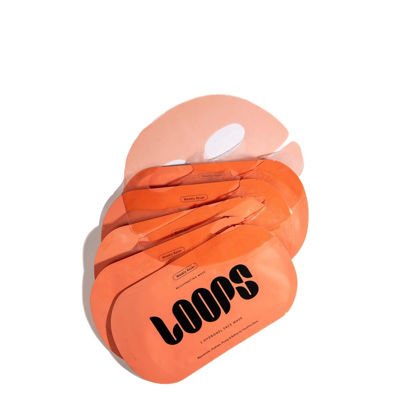 LOOPS WEEKLY RESET - Rejuvenating Hydrogel Face Mask Kit -