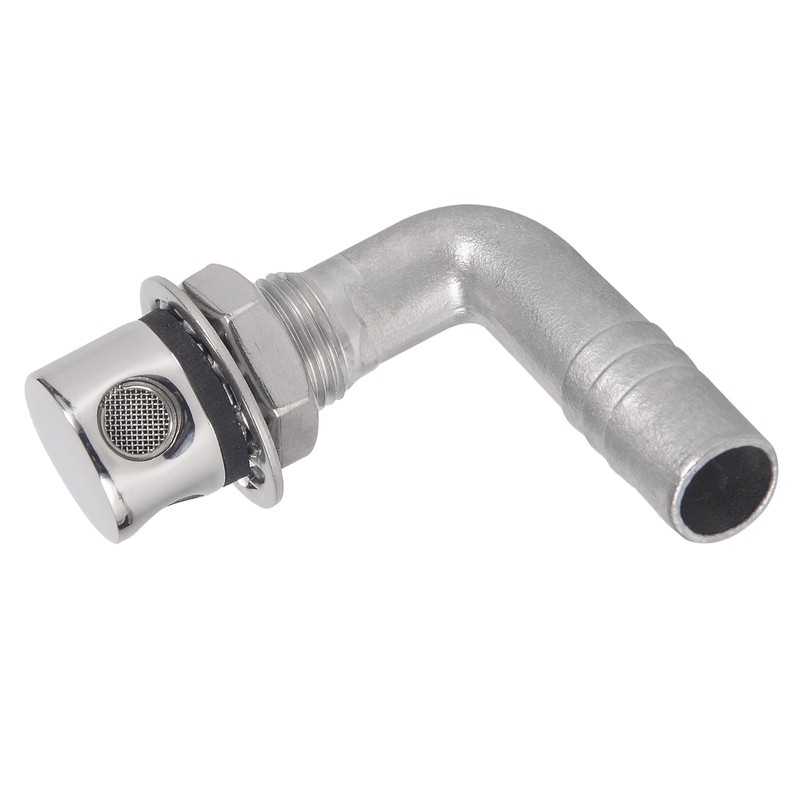 Stainless Steel 90° Elbow Boat Fuel Gas Tank Vent for