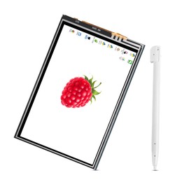 DORHEA for Raspberry Pi Display 3.5 inch TFT LCD Screen Kit, 3.5'' 480x320 Resolution TFT Touch Screen Moudle with Protective Case Touch Pen Heatsinks for Raspberry Pi 4 3 B+,Pi 3 B, Pi 2, Pi Zero
