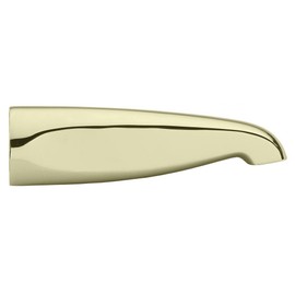 Westbrass Standard 8-1/2" Brass Tub Spout, Polished Brass, D3101-01