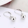 KOFISNI Sterling Silver Drop Ball Earrings for Women Girls 18k