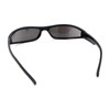 Retro Slit Thin Narrow Rectangle Curved Wrap Sport Plastic Sunglasses