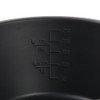 Keystone Mercury Embossed Shera Cup, Matte Black, Φ4.8 x L6.7