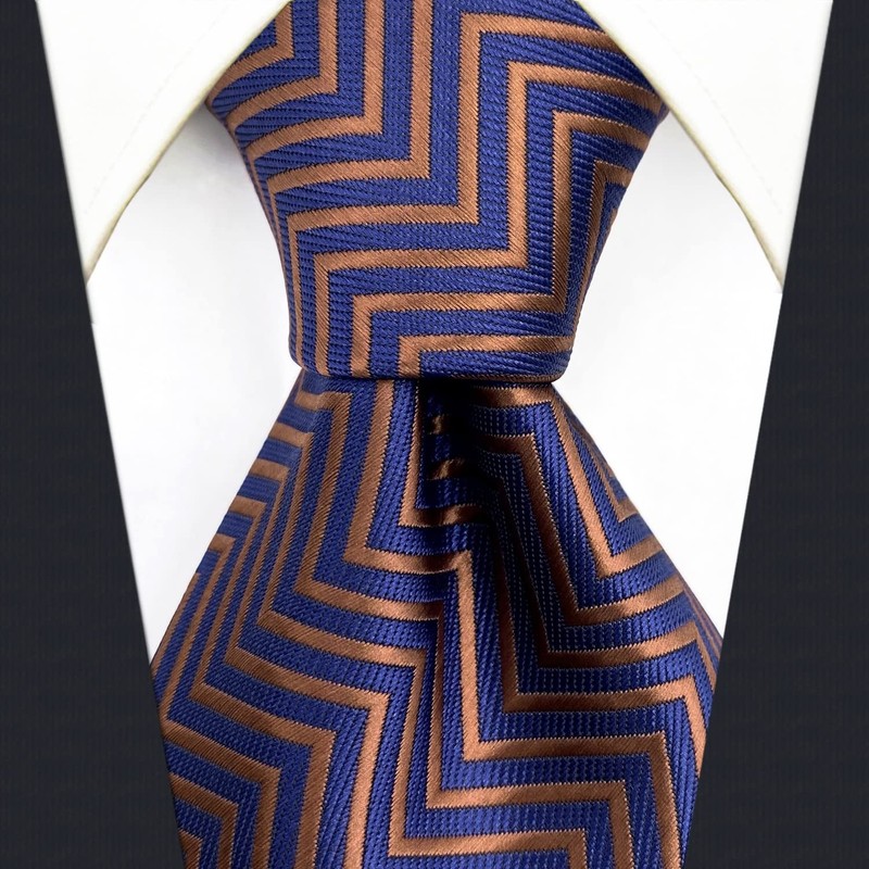 S&W SHLAX&WING Slim Men's Necktie, Pocket, Square, Skinny Tie Set,