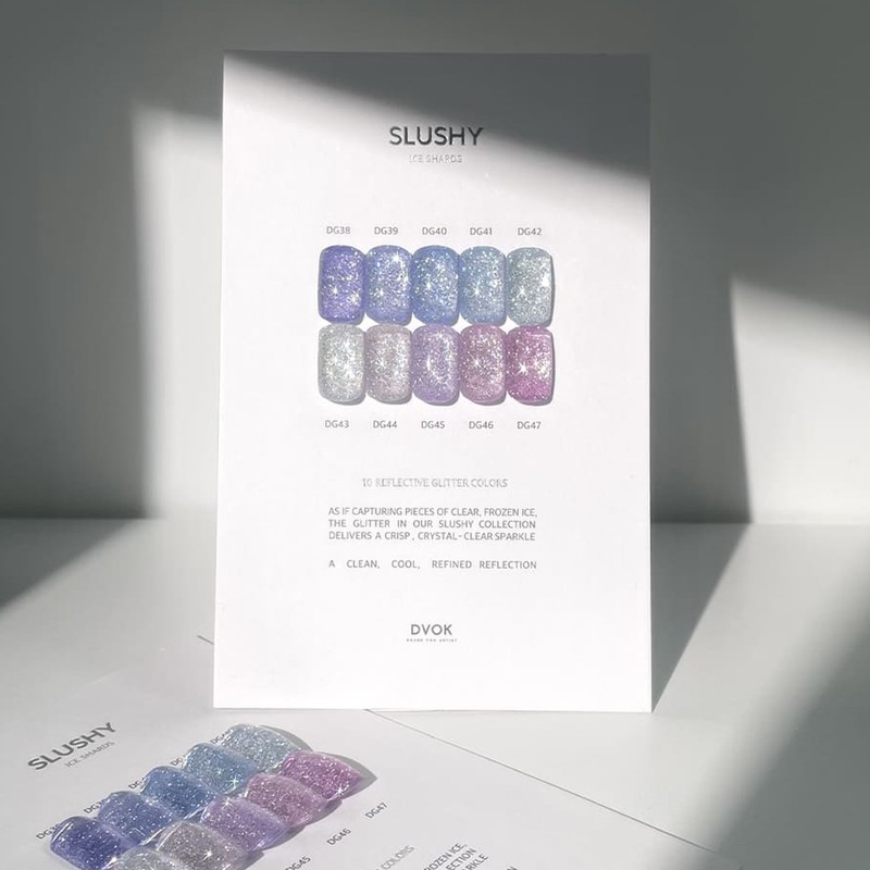 Divock Divok Slush Reflective Glitter Gel 10 Piece Set +