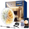 TENDIST TENDIST 5M Led Strip Wei? Dimmbar, 3000K-6500K Warmwei? bis