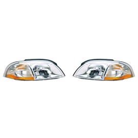 For 1999 2000 Ford Windstar Pair Headlights Driver and Passenger Side | Replacement For FO2503178, FO2503166 | FO2502178, FO2502166