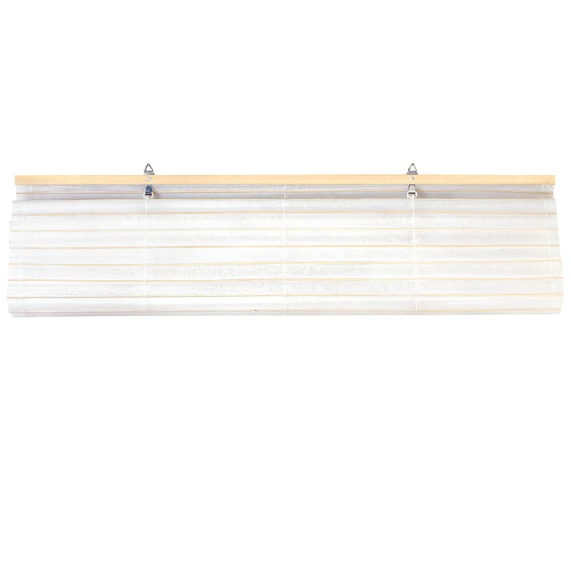 Red Lantern Rice Paper Cordless Window Shade Blinds - White