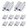 10 Pack Wire Rope Cable Clamp, 1/16" Stainless Steel Wire