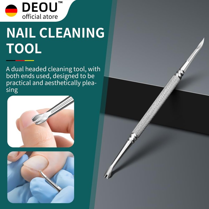 DEOU Podiatrist Toenail Clippers Ingrown Toenail Tools for Thick Nails