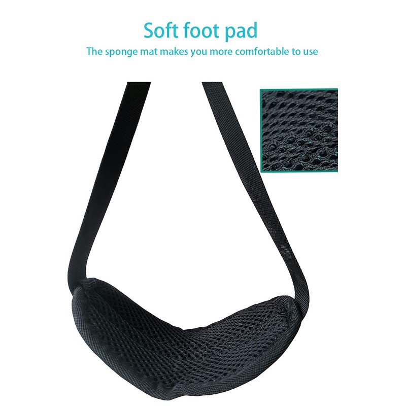 Healthman Leg Lifter Strap Multi-Loop Style - with Hand Grips