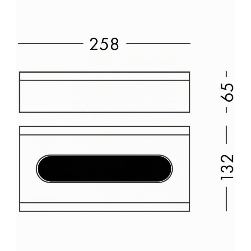 Colombo Design B9961CR Porta Fazzoletti Serie Hotellerie