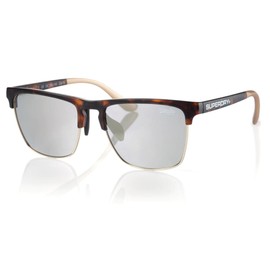 Superdry SDS Superflux Unisex Sunglasses, 102, 56, Havana