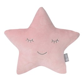Roba ’roba Style’ Cuddly Cushion, Cloud Pink/Mauve, Fluffy Children's Cushion for Girls and Boys from 0 Years