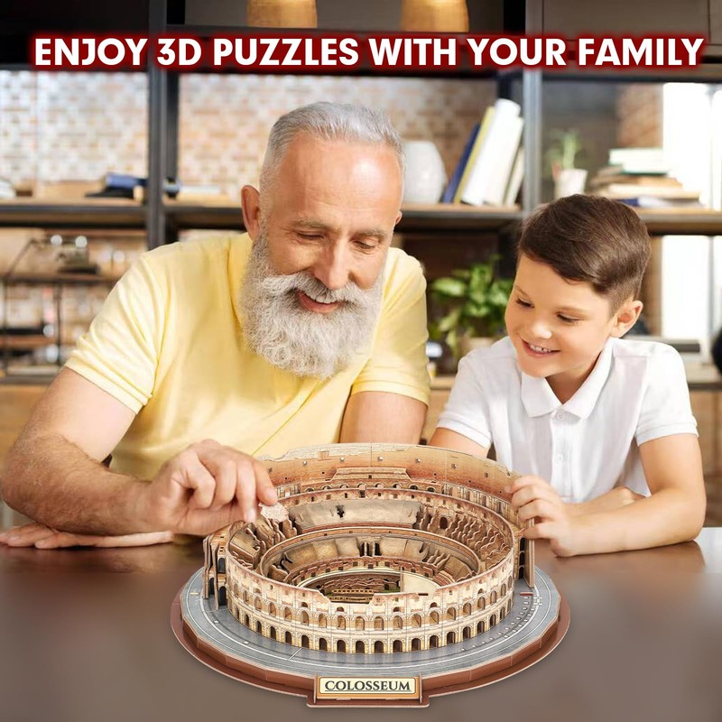 CubicFun 3D Puzzles for Adults Kids New Version Italy Rome