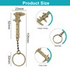 DLPRK 2 Pcs Precision Mini Caliper Aluminum Key Chain Keychain