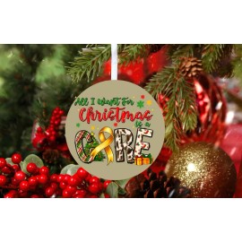 Unbranded All I Want For Christmas is a CURE Ornaments