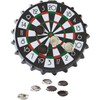 Framan Magnetisches Dartboard mit Flaschenverschlüsse statt Darts