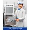MR.SIGA Waffle Weave Cleaning Cloths, Ultra Absorbent and Lint Free,