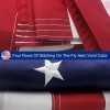 American Flag 3x5 Ft Polyester Heavy Duty Embroidered Stars Sewn