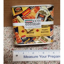 1X Vintage Hormel 100th Anniversary  1891 - 1991 Tin Coin Bank