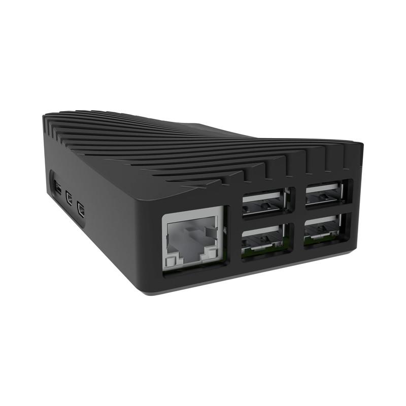 Vilros Raspberry Pi 5 Compatible Wave Aluminum Alloy Active +