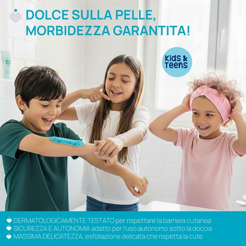 Chicco POP Smoothy Scrub Corpo Bambini e Ragazzi 150ml, Scrub