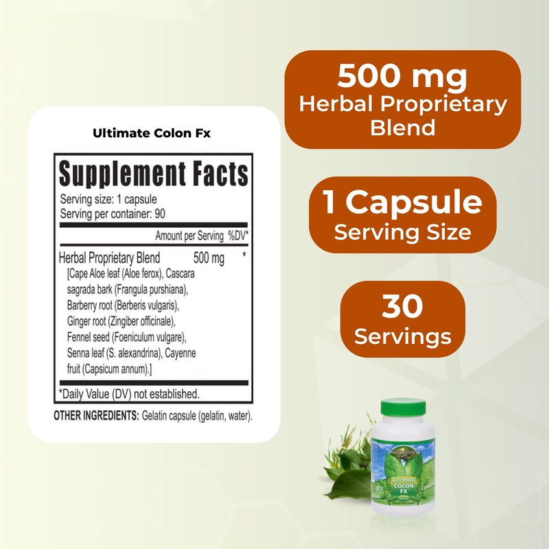 Youngevity Ultimate Colon FX™ – Proprietary Herbal Blend for Natural