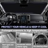 Windshield Sun Shade for 2009-2018 Dodge RAM 1500 Foldable Front