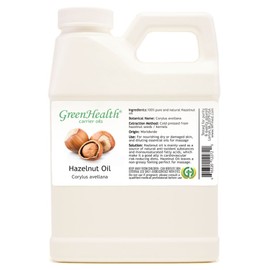 GreenHealth Hazelnut Oil – 16 fl oz (473 ml) – 100% Pure Cold Pressed