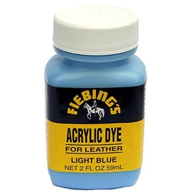 Fiebing's Acrylic Leather Dye - 2 Ounces, Light Blue