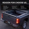 KARPAL Tailgate Molding Spoiler Cap Top Protector Trim Compatible with