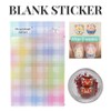 3pcs Blank Sticker DIY Adhesive Sticker Nail Profession use Drawing