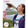 UTOBEST Soft Flask Collapsible Running Water Bottle 500 ml, Flexible