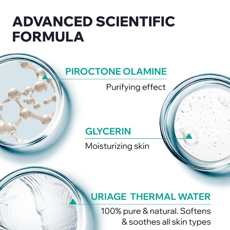 Uriage Hyseac Anti-Blemish Foaming Cleansing Gel for Face & Back