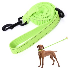 Mile High Life Harness Lead No Pull, All in one Dog Lead 2-in-1, Rope Leash and Harness Two in One, Slip Leash for Puppy Small Dogs Training, 4FT Yellow