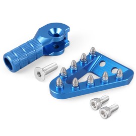 NICECNC Blue Gear Shifter Shift Lever Brake Pedal Plate Replacement Tip Compatible with Husqvarna 2016 TC125 FC250 350 450 2017-2022 TE TX TC FC FX FE 125-501,XCW XCFW,See fitment