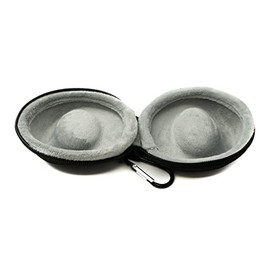 SYSTEM-S Case for Smartwatch Protective Case Belt Bag Carabiner in Black