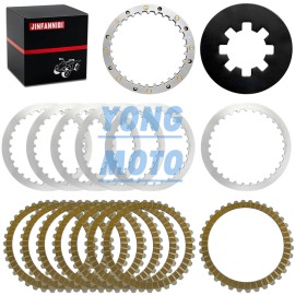 JINFANNIBI Complete Clutch Plates Kit Set for Harley Forty Eight 2010-2021, Roadster 16-20