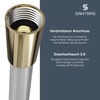 SANTRAS® Premium Shower Hose Chrome/Gold 2.00 m with Flow Limiter
