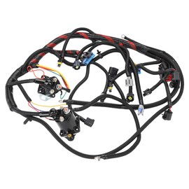 WMPHE Engine Wiring Harness, Professional Standalone Wire Harness Compatible with Ford F250 F350 F450 F550 Super Duty 6.0L 6.8L 7.3L 2002 2003, Replacement for F81Z12B637FA