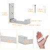 WaaWee Pack of 5 Folding Wall Hooks, Foldable Clothes Hooks,