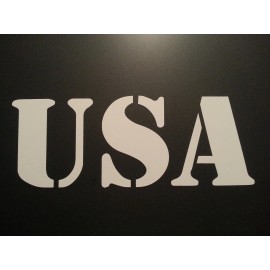 Unbranded USA DECAL * FOR ARMY JEEP CJ MB M38-A1 * FORD GPW DODGE WILLYS SCOUT YJ TJ
