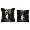 200 MPH Autumn Leaf Blower Throw Pillow