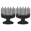 2 Pieces Hair Comb, Curling Comb, Home Hair Comb, Plastic